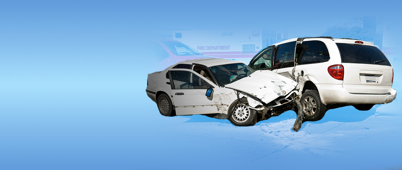 car crash Banner